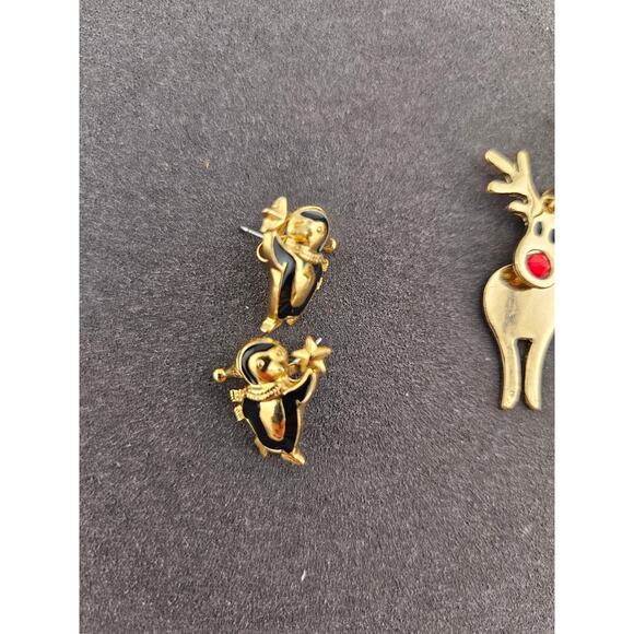 Holiday Jewelry Set 3 Pc Bundle Earrings Pendant Whimsical Christmas Festive - Picture 6 of 6